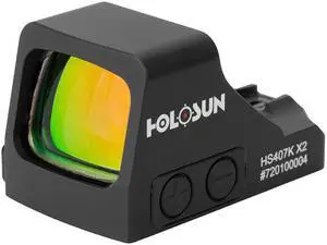 Holosun HS407K-X2 Open Reflex Optical Sight for SubCompact, Red 6-MOA Dot