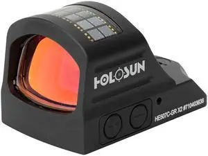 Holosun HE507C-GR X2 Green Dot Open Reflex Optical Sight, 2-MOA Dot & 32-MOA Circle