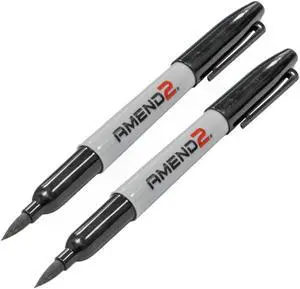Amend2 Discreet Self Defense Pen Marker Full-length G10 Core 2/pack