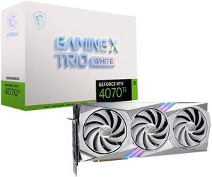 MSI Gaming (MSI) GeForce RTX 4070 Ti GGDR6X 12GB PCI-E 4.0 RTX 4070 Ti GAMING X TRIO WHITE 12G