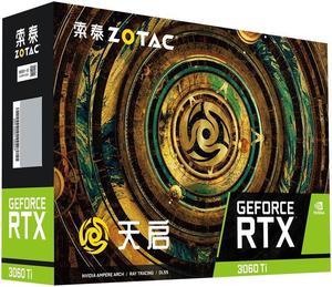 ZOTAC GeForce RTX 3060Ti-8GD6 OC 8GB  Graphics Card, GDDR6 256-bit  PCI Express 4.0 16x Video Card