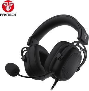 FANTECH Sonata MH90 Wired Gaming Headset with Noise-Cancelling Microphone, 53 mm Drivers, Lightweight and Comfortable, for PC/Xbox/Playstation/Switch/mobile devices, Black