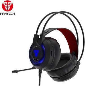 FANTECH CHIEF II HG20 Wired Gaming Headset with Noise Cancelling Headphones, Adjustable Volume, Reinforced Earband, USB+3.5mm Plug Type, Black