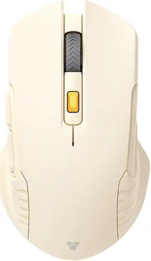 FANTECH WG12R Wireless Gaming Mouse,Medium-size ,Ergonomic Hand Grips,2.4 GHz wreless Fast charge,RGB Gamer Desk Laptop PC Gaming Mouse, for Windows 7/8/10/11/XP Vista Linux MacOs,Beige