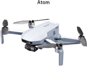 FANTECH ATOM Drone, 249g Mini Ultralight UAV, 32 Minutes Endurance, 4K HD, 3-Axis Stabilized Gimbal, Level 5 Wind Resistance, 1 Battery, Aerial Camera, White