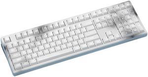 FANTECH Wireless Gaming Keyboard, 108 Keys Mechanical Keyboard,White Light , Ergonomic Wireless Keyboard,3 Modes USB-C/2.4G/Bluetooth,PC Laptop Gamer,Compatible with WIN/MAC  MT87 ,White