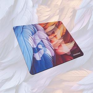 Fantech STRIKEPAD MST491,Holographic Design, Herringbone Rubber Base, Liquid Resistant Surface (49cm × 42cm), Blue