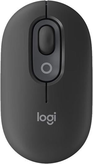 Logitech POP MOUSE  Wireless Bluetooth Mouse, Office Mute,Tablet Laptop Office Cross Screen Operation, 4000DPI, 4 buttons, for Windows and macOS, Small, cute and portable, bluetooth 5.1, black