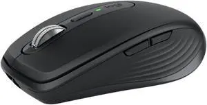 Logitech MX Anywhere 3S Wireless Bluetooth Dual Mode Mouse,  Compact Office Charging Mouse Optimal Cross Computer Control , 8000dpi, 6buttons, for window/macOS/iPadOS/ChromeOS /Linux,BLACK