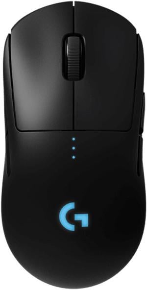 Logitech (G) PRO WIRELESS Wireless Gaming Mouse,  GPW Gaming Mouse, 25600DPI, 5buttons,for Windows® 7 or later/macOS 10.11 or later/ChromeOS/USB port,  BLACK