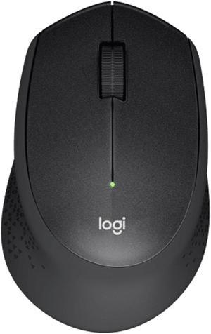 Logitech M330 Silent  Wireless Mouse,  Office home, Right Handed with Wireless Micro Receiver,1600dpi,3buttons, for Windows® 10 or later/macOS 11 or later/ChromeOS/Linux, black