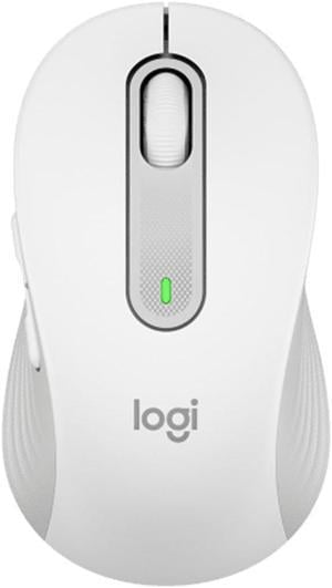 Logitech SIGNATURE M650L Wireless Bluetooth Silent Mouse,  Office , Desktop Laptop Mouse with 2.4GB Receiver, 4000dpi, 5buttons, for Windows® 10 or later/macOS 11 or later/ChromeOS/Linux,  white