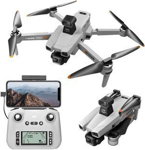 FANTECH AE86 Pro Max 2K Aerial Drone , Non-Avoidance UAV, 48 minutes range, Level 7 wind resistance, 18km Ultra-Long Flight, 3-Axis Stabilized Gimbal, 1 Battery, Aerial Camera, Gray