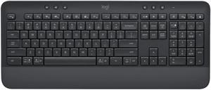 Logitech SIGNATURE K650 Wireless keyboard, equipped for everyday office and comfort.for Windows 10,11 /macOS 10.15 /Linux/Chrome/iPadOS 14 /iOS 14/Android 8.0  or later, BLACK