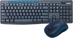 Logitech MK275   Wireless Keyboard &  Mouse Sets,  Computer Desktop Notebook, 5 million keystrokes, full-size, for ChromeOS, Windows(7/8/10/XP/Vista/RT), USB, black