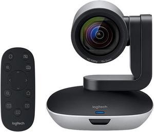 Logitech CC2900EP Wired HD Webcam, 60 fps /1080p Live Streaming Camera with Pan/Tilt and Zoom, FOR Windows/macOS,H.264 UVC 1.5 , Auto Focus, 10x HD zoom, 3 camera preset and reset buttons,LED, Black