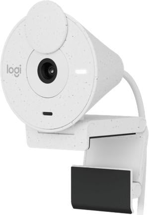 Logitech BRIO 300 Wired HD Webcam, 60 fps/1080p Live Streaming Camera, Auto Light Correction, Noise Cancelling Microphone, (dFOV): 70°, USB-C ,  RightLight 2 , for Windows/macOS/ChromeOS/other, white