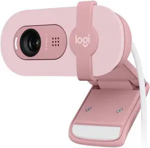 Logitech BRIO 90 Wired HD Webcam, 60 fps/1080p Live Streaming Camera with Auto Light Balancing, Integrated Privacy Lens Cap, Built-in Microphone, for Windows /macOS /ChromeOS, 2MP, pink Logitech BRIO 90 Wired HD Webcam, 60 fps/1080p Live Streaming Camera with Auto Light Balancing, Integrated Privacy Lens Cap, Built-in Microphone, for Windows /macOS /ChromeOS, 2MP, pink