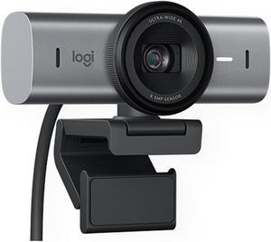 Logitech MX Brio Master 4K Webcams, live network, 2 times finer, Advanced autofocus,  8.5MP Sony STARVIS, 90°/78°/65°, for Windows 10/macOS 10.15/ChromeOS/Linux/Teams/WebEx/Skype, black