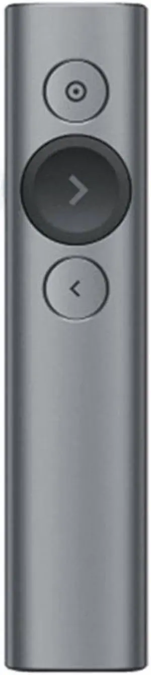 Logitech Spotlight Advanced Wireless bluetooth Presenter, digital pointer,
3D Accelerometer and Gyroscope, 30 meters, LED, for Windows/macOS /ChromeOS/Linux, USB, for boardroom, classroom, black