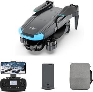 FANTECH KF110 All-in-One Mini Drone, Non-Obstacle Avoidance UAV, Lighter Than 250g, Endurance Approx. 22 Minutes, HD ESC Lens, 2-Axis Brushless EIS Stabilization, Aerial Camera, 1 Battery, Gray