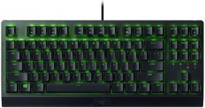 FANTECH Black Widow Spider x Mechanical Keyboard, 87 Keys, Green Shaft, RBG Backlight, Water and Dust Resistant, For PC/Mac with USB Port, Windows 10 / 8 / 7 / Mac OS X, 80 Million Keystrokes, Black