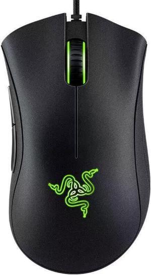 FANTECH DeathAdder Essential wired Gaming Mouse, Ergonomic design 6400 DPI Optical Sensor - 5 Programmable Buttons - Mechanical Switches - Rubber Side Grips - Black
