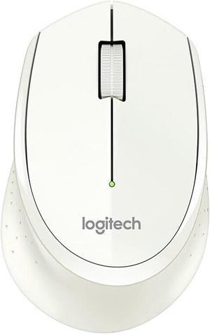 Logitech M275  Wireless Mouse,  Office home Mouse Symmetric Mouse with Wireless Micro Receiver, 1000dpi, for Windows® 7 or later/macOS 10.11 or later/ChromeOS, Right Handed, white