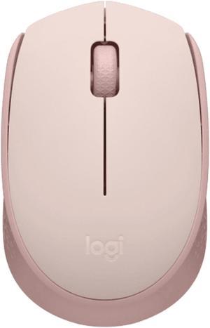 Logitech M172 Wireless Mouse, Office Home Symmetrical Mouse with Wireless Micro Receiver, Full Size, Clean Design, 1000dpi, 3 Buttons, For Windows 10,11, macOS 10.10 or higher, ChromeOS, Linux, pink