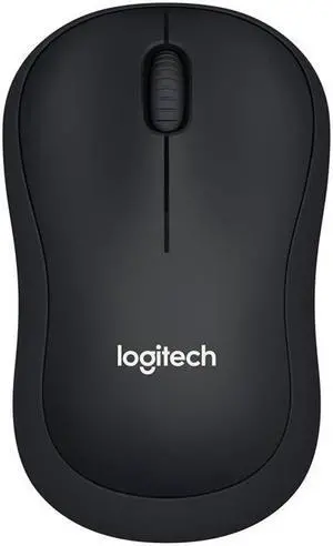 Logitech B220 Silent Wireless Mouse with Wireless Micro Receiver Symmetrical Mouse for Office Home, 1000dpi, 3 Buttons for Windows, Mac, Chrome Os, Linux, black