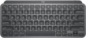 Logitech MX Keys Mini Minimalist Wireless Illuminated Keyboard, Compact, Bluetooth, Backlit, USB-C, Compatible with Apple macOS, iOS, Windows, Linux, Android, Metal Build - black grey