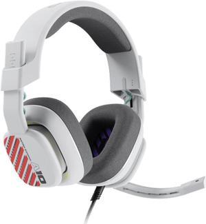 Logitech ASTRO Gaming A10 Wired Gaming Headset, Lightweight and Damage Resistant, ASTRO, 3.5 mm Audio Jack, for Xbox Series X|S, Xbox One, PS5, PS4, Nintendo Switch, PC, Mac- White