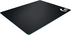 Logitech G640 Gaming Mouse Pad Gaming Mouse Pad, Stable and Comfortable, Non-Slip Rubber Base, Low Friction, Black