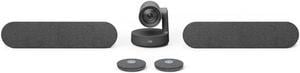 Logitech CC5000E PLUS Business HD Conference Webcam, Camera, Ultra HD Imaging System Support, 4k 30fps, Zoom: 15x HD Zoom, Mechanical Pan, Tilt, and Zoom, IR Remote Control or via Console, Black