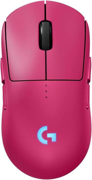 Logitech GPW4  /( PRO 2 LIGHTSPEED)  Wireless Gaming Mouse,  GPW4 Generation, 44000dpi, HERO 2, Symmetrical Universal ,  for Windows® 7 or later/macOS 10.11 or later/ChromeOS,  pink