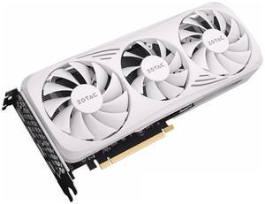 ZOTAC RTX 4060Ti 16GB Moon White OC Graphics Card, Gaming, AI Design, Video Editing, 3D Rendering, 3 x DP, 1 x HDMI, 8GB GDDR6, 128-bit, Express 4.0 8x, 2565 MHz, 18 Gbps