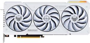 ASUS TUF Gaming NVIDIA GeForce RTX 4070 Ti SUPER White OC Edition Gaming Graphics Card (PCIe 4.0, 16GB GDDR6X) TUF-RTX4070TIS-O16G-WHITE-GAMING,Refurbish card