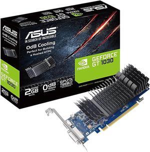 ASUS GeForce GT 1030 DirectX 12 GT1030-SL-2G-BRK 2GB 64-Bit GDDR5 PCI Express 3.0 HDCP Ready Video Card