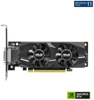 ASUS LP-BRK NVIDIA GeForce RTX 3050 6GB OC Edition Gaming Graphics Card - PCIe 4.0, 6GB GDDR6 Memory, HDMI 2.1, DisplayPort 1.4a, Axial-tech Fan Design, 0dB Technology, RTX3050-O6G-LP-BRK