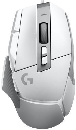 Logitech (G) G502X  wired Gaming Mouse,  RGB with Weighted Macro Programming, 25600DPI, 13 buttons,  Laptop Big Hand Mouse,for Windows® 7 or later/macOS 10.11 or later/ChromeOS, white