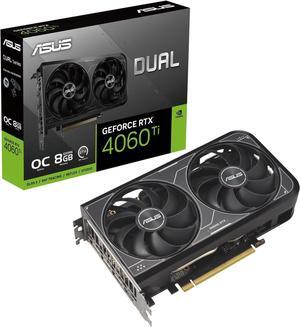 ASUS Dual GeForce RTX 4060 Ti V2 OC Edition (PCIe 4.0, 8GB GDDR6, DLSS 3, HDMI 2.1a, DisplayPort 1.4a, 2-slot design, Axial-tech fan design, 0dB technology) DUAL-RTX4060TI-O8G-V2