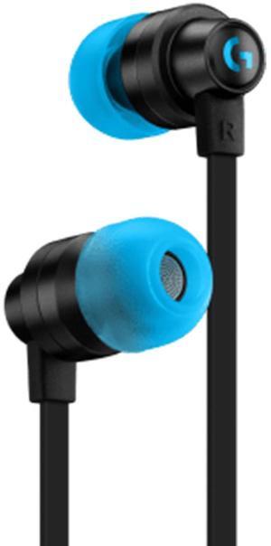 Logitech G333 Wired VR Earphones for Oculus Quest 2 - Oculus Ready - Custom-length Cable and Straps - Dual Driver Audio Designed for Gaming - Durable Aluminum Housing - Low-Latency 3.5 mm Aux Black