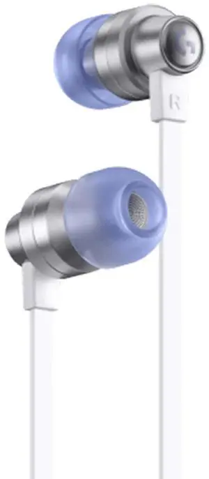 Logitech G333 Wired VR Earphones for Oculus Quest 2 - Oculus Ready - Custom-length Cable and Straps - Dual Driver Audio Designed for Gaming - Durable Aluminum Housing - Low-Latency 3.5 mm Aux White