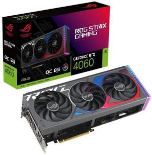ASUS GeForce RTX 4060 8GB ROG-STRIX-RTX4060-O8G-GAMING Video Graphics Card GPU