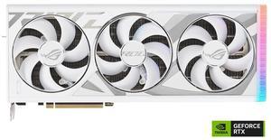 ASUS ROG Strix GeForce RTX 4090 White OC Edition Gaming Graphics Card (PCIe 4.0, 24GB GDDR6X, HDMI 2.1a, DisplayPort 1.4a) ROG-STRIX-RTX4090-O24G-WHITE