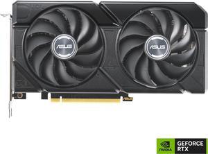 ASUS Dual GeForce RTX 4060 Ti EVO OC Edition 8GB GDDR6 (PCIe 4.0, 8GB GDDR6, DLSS 3, HDMI 2.1a, DisplayPort 1.4a, Axial-tech fan design, 0dB technology, Auto-Extreme Technology) DUAL-RTX4060TI-O8G-EVO