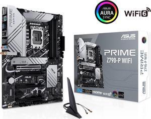 ASUS Prime Z790-P WiFi LGA 1700(Intel 14th & 13th &12th Gen) ATX motherboard (PCIe 5.0,DDR5,14+1 Power Stages,3x M.2,WiFi 6,Bluetooth v5.2,2.5Gb LAN,front panel USB 3.2 Gen 2 Type-C,Thunderbolt 4(USB