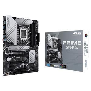 ASUS PRIME Z790-P D4, Z790 LGA 1700 ATX motherboard supports PCIe® 5.0, 3 M.2 slots, 14+1 DrMOS power modules, DDR4, Realtek 2.5G wired LAN, HDMI®, DP, USB 3.2 Gen 2x2 Type-C®, Aura Sync
