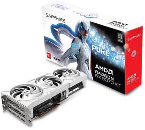 SAPPHIRE Tech PURE Radeon RX 9070 XT 16GB GDDR6 PCI Express 5.0 x16 ATX Graphics Card 11348-02-20G