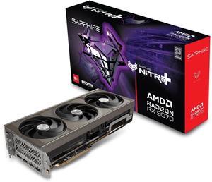 SAPPHIRE NITRO+ Radeon RX 9070 16GB GDDR6 PCI Express 5.0 x16 ATX Graphics Card 11349-01-20G
